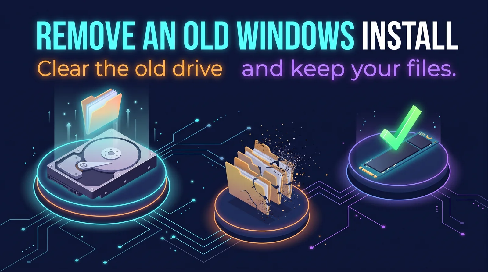 Remove an Old Windows Install
